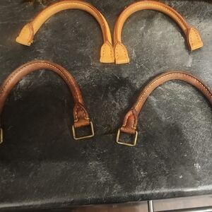 Louis Vuitton Brown and Tan Tote Handles